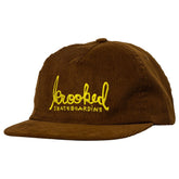 Krooked - Skript Adjustable Snapback (Brown/Gold)